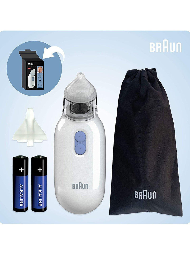 Braun electric nasal aspirator for babies, UK version
