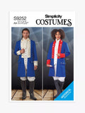 Simplicity Costumes Unisex Continental Uniform Sewing Pattern