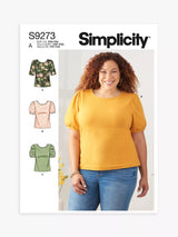 John Lewis Simplicity Misses' Scoop Neck Knit Top Sewing Pattern S9273, A- Buy online at McGrocer