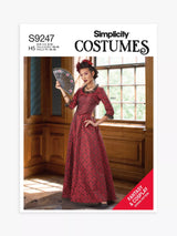 John Lewis Simplicity Costume Victorian Dress Sewing Pattern S9247- Buy online at McGrocer