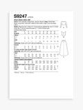Simplicity Victorian dress sewing pattern S9247, UK version