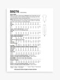 Simplicity sewing pattern for misses scrubs S9276 (British brand)