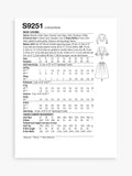 Simplicity 18th century dress sewing pattern S9251 (British brand)
