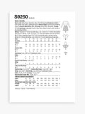 Simplicity sewing pattern S9250 space warrior costume - British product