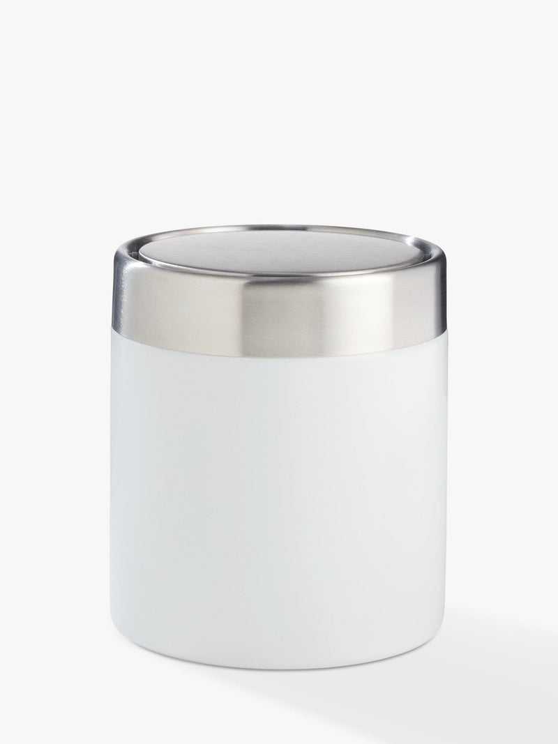 John Lewis bathroom bin white 1.5L, UK version
