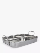 John Lewis John Lewis Professional 3-Ply Stainless Steel Roaster- Buy online at McGrocer