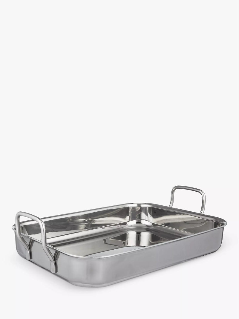 John Lewis 3-ply stainless steel roaster, imported from the UK