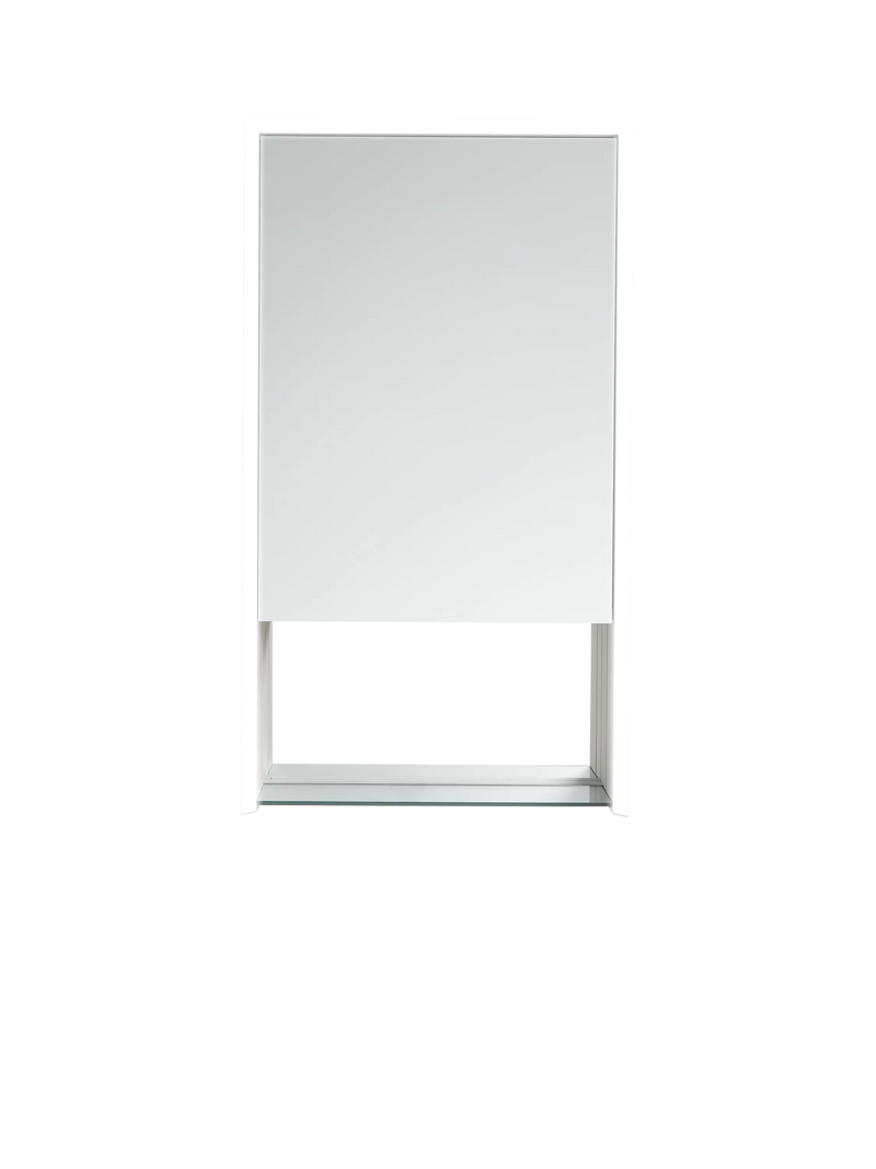 John Lewis mirrored illuminated bathroom cabinet with shelf - British product