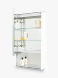 John Lewis mirrored illuminated bathroom cabinet with shelf - British product