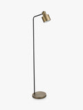 Bay Lighting floor lamp antique brass black, imported from the UK