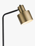 Bay Lighting floor lamp antique brass black, imported from the UK