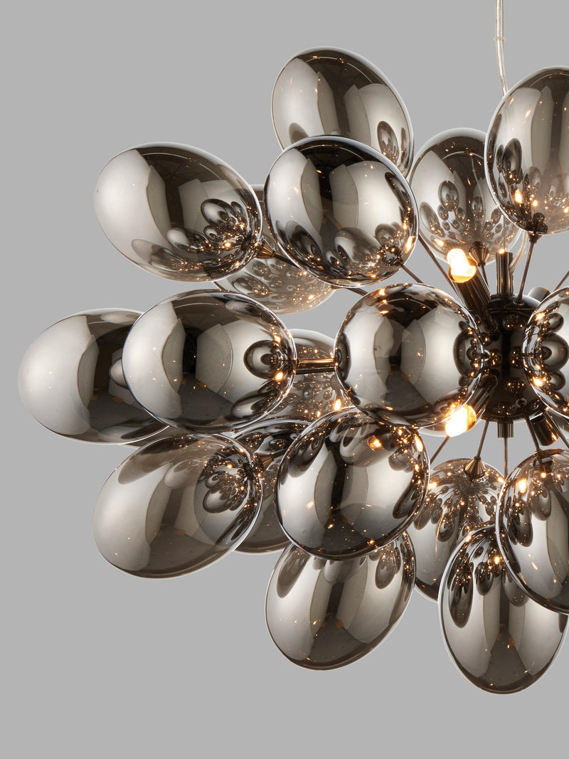 Bay Lighting Grandeur ceiling light black chrome (British brand)