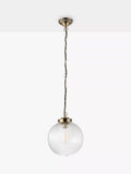 Bay Lighting Elena ribbed glass ceiling light 25cm (British brand)