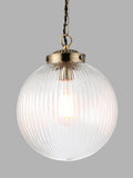 Bay Lighting Elena ribbed glass ceiling light 25cm (British brand)