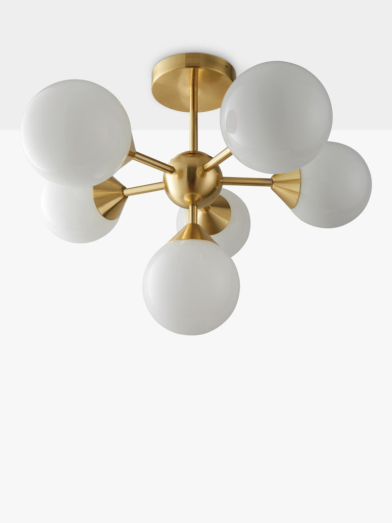 Bay Lighting Riess semi flush ceiling light 50cm - British product