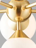 Bay Lighting Riess semi flush ceiling light 50cm - British product