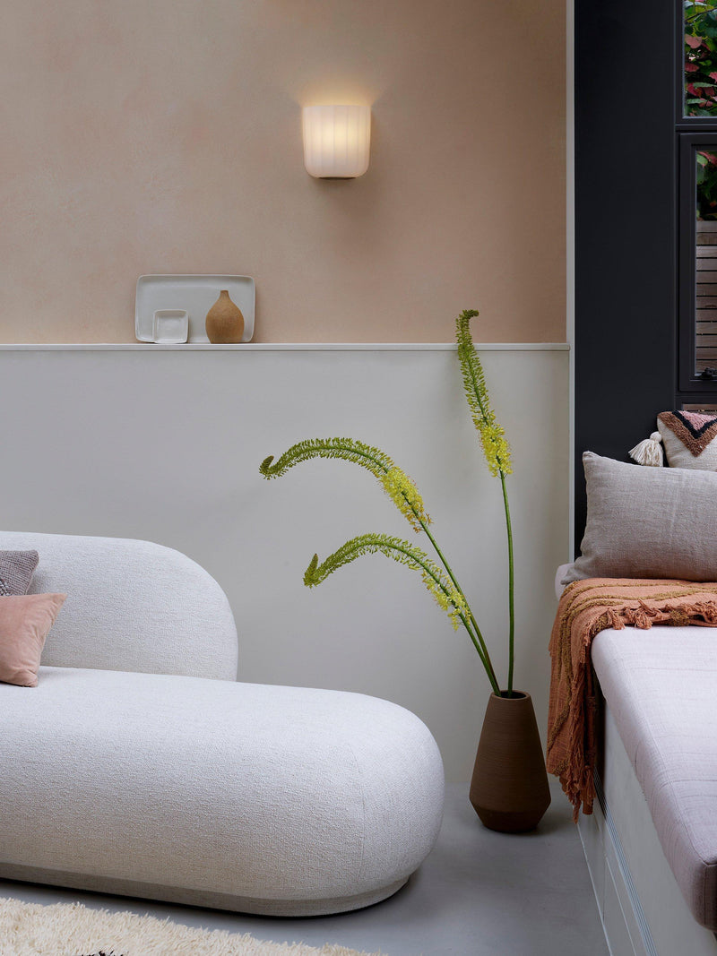 Astro Veo fluted glass wall light (British brand)