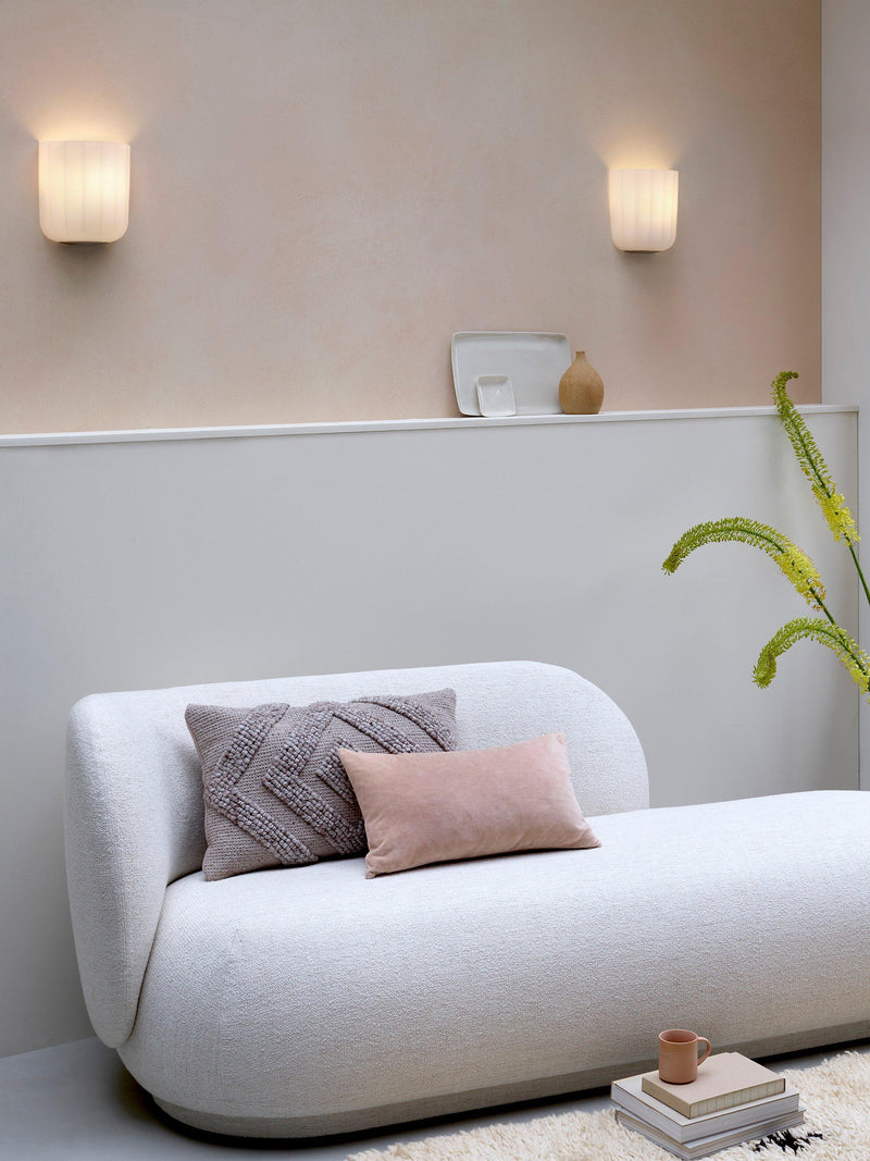 Astro Veo fluted glass wall light (British brand)