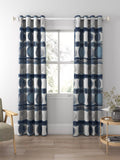 Harlequin Delphis curtains or roman blind Ink (British brand)