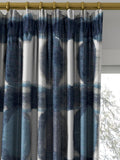 Harlequin Delphis curtains or roman blind Ink (British brand)