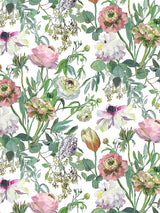 John Lewis Designers Guild Marietta Acacia Floral Print Made to Measure Curtain and Roman Blind Fabric- Buy online at McGrocer