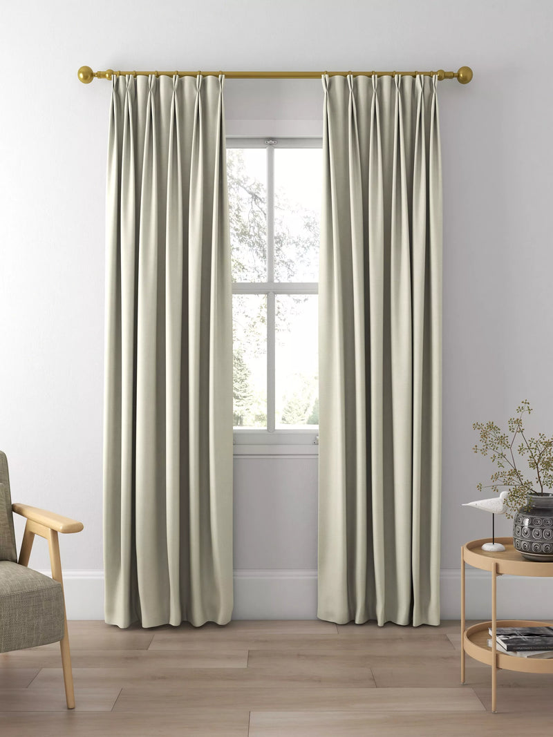 Sanderson Tuscany II made to measure curtains Manilla Beige, UK version