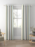 Harlequin funfair stripe curtain fabric calico cloud pebble UK version