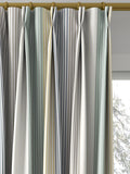 Harlequin funfair stripe curtain fabric calico cloud pebble UK version