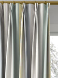 Harlequin funfair stripe curtain fabric calico cloud pebble UK version