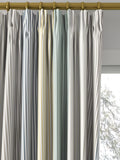 Harlequin funfair stripe curtain fabric calico cloud pebble UK version