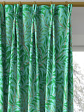Morris & Co. Willow Boughs curtains in Sky/Leaf Green, UK version