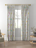 Harlequin What A Hoot curtains and roman blinds in pink aquamarine lime, imported from the UK