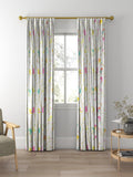 Harlequin What A Hoot curtains and roman blinds in pink aquamarine lime, imported from the UK