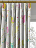 Harlequin What A Hoot curtains and roman blinds in pink aquamarine lime, imported from the UK