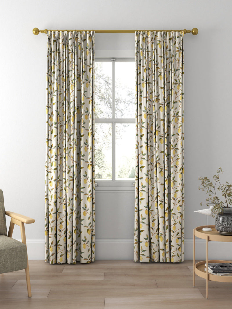 Morris & Co. Lemon Tree embroidered curtain - UK version
