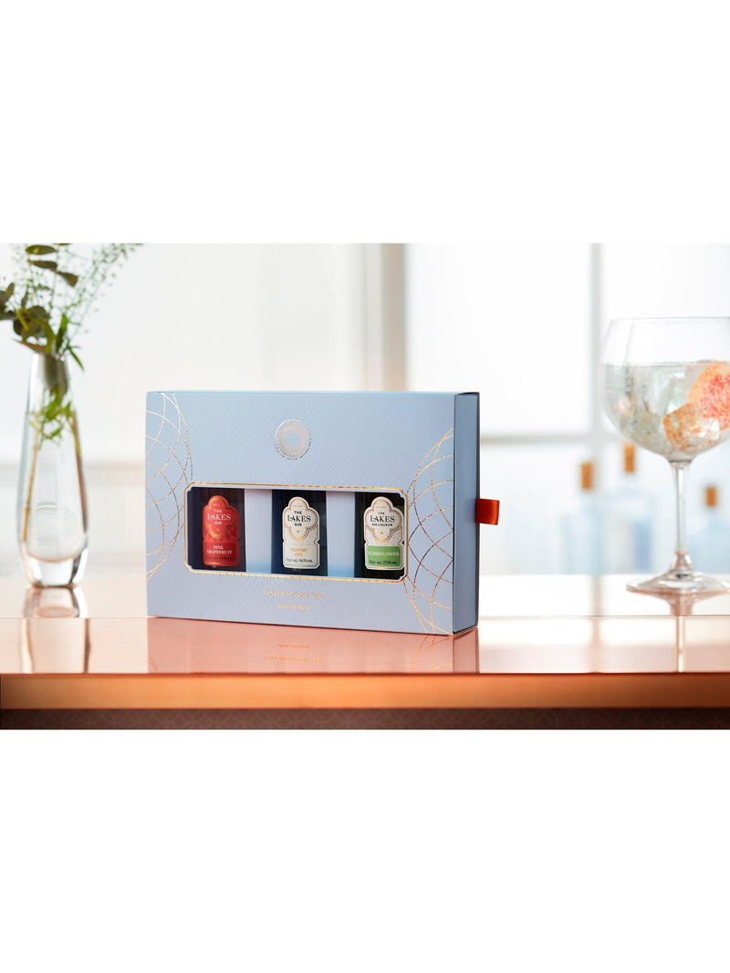 The Lakes Distillery mini gin gift set 3x 5cl (British brand)