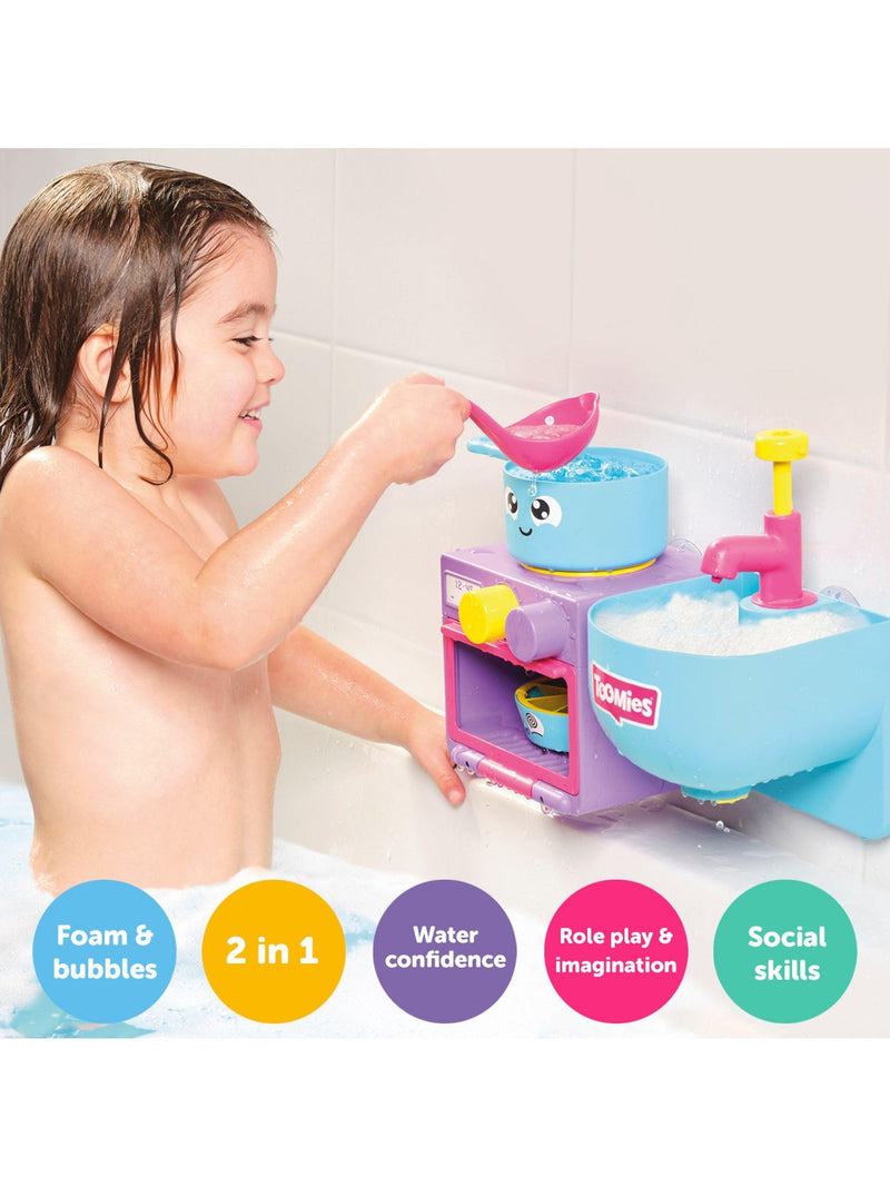 TOMY Toomies Bubble and Bake Bathtime Kitchen toy (British brand)
