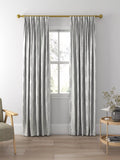 Prestigious Textiles Quill jacquard curtain in silver, made to measure - British product