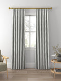 Prestigious Textiles Quill jacquard curtain in silver, made to measure - British product