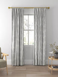 Prestigious Textiles Quill jacquard curtain in silver, made to measure - British product
