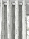Prestigious Textiles Quill jacquard curtain in silver, made to measure - British product
