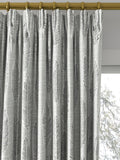 Prestigious Textiles Quill jacquard curtain in silver, made to measure - British product