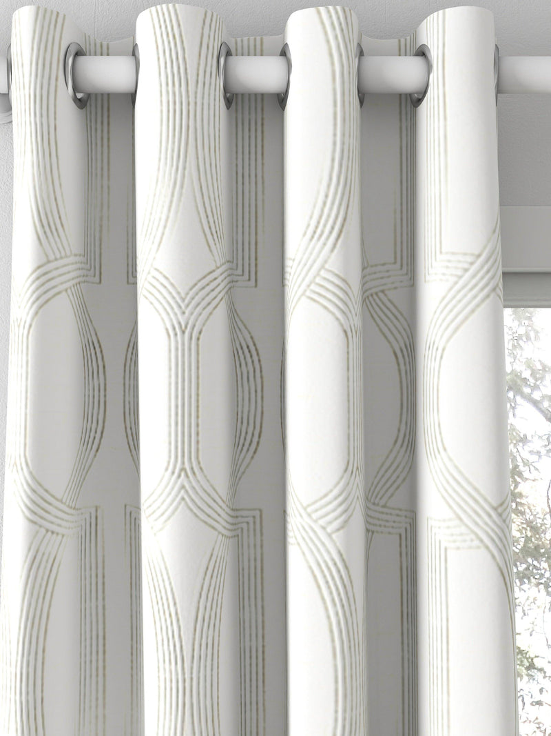 Prestigious Textiles Destiny Chalk curtains - British product