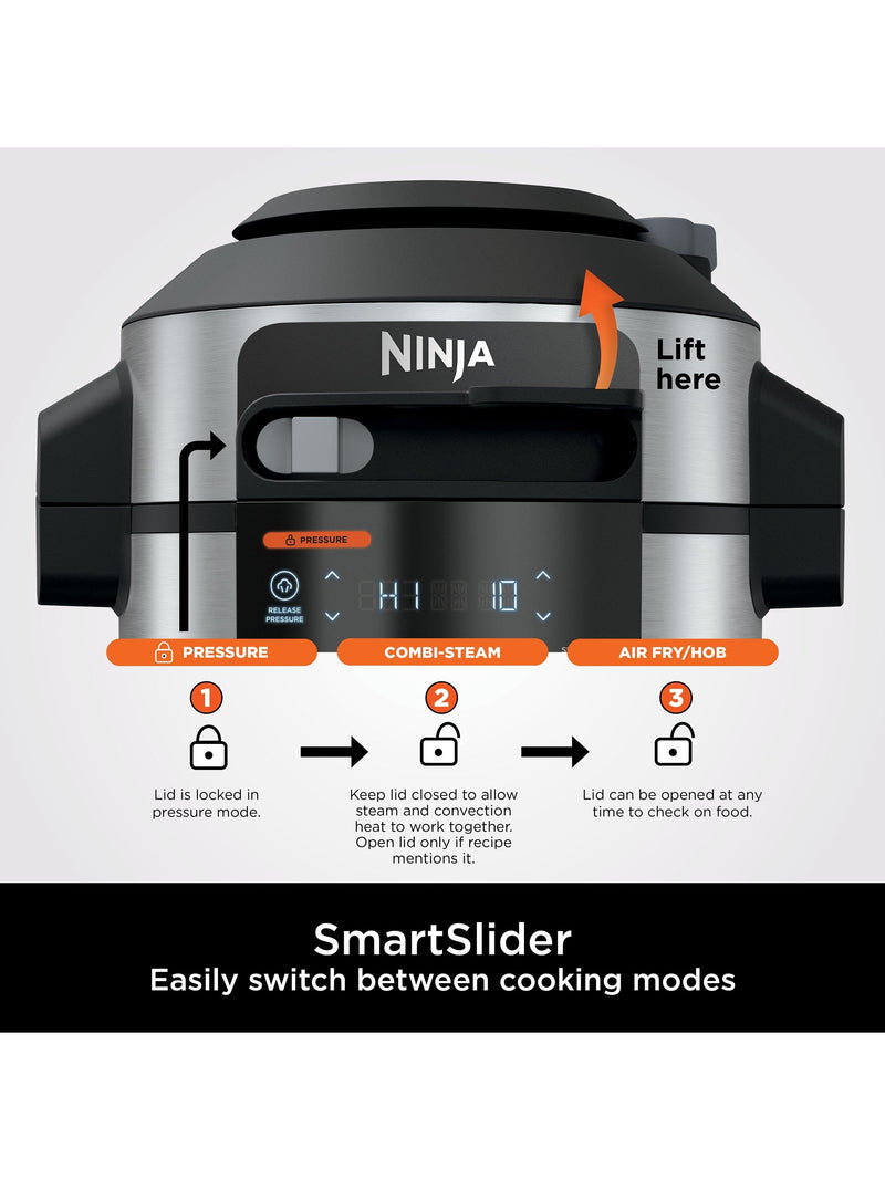 Ninja Foodi SmartLid multi-cooker 6L - British product