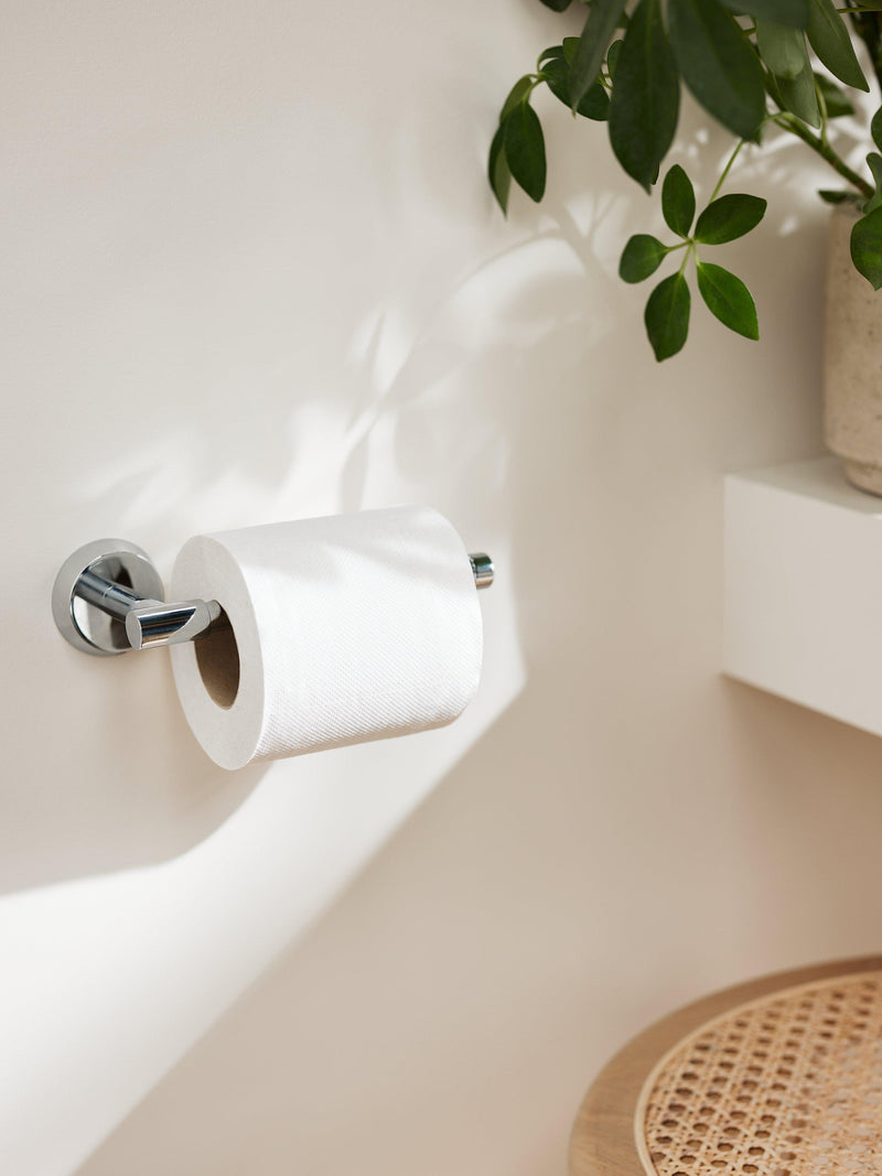 John Lewis silver toilet roll holder, UK version