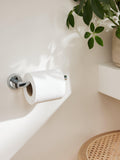 John Lewis silver toilet roll holder, UK version
