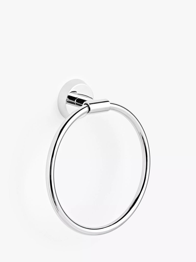 John Lewis Elegance towel ring silver, UK version