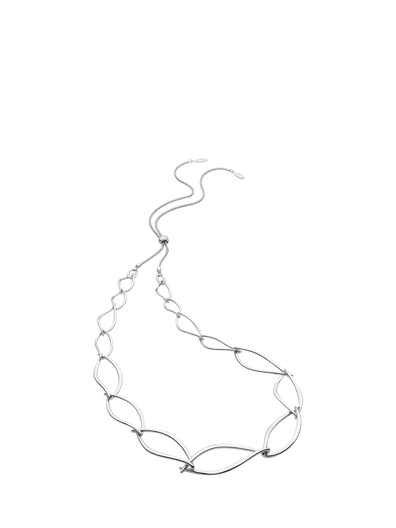 Kit Heath statement necklace in silver, imported from the UK