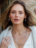 Kit Heath statement necklace in silver, imported from the UK
