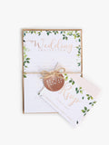John Lewis rose wedding invitations pack of 10, imported from the UK